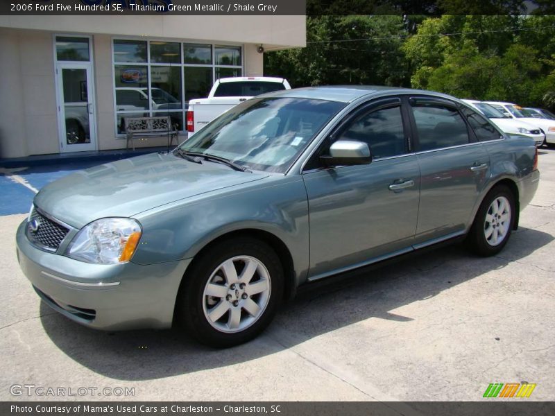 Titanium Green Metallic / Shale Grey 2006 Ford Five Hundred SE