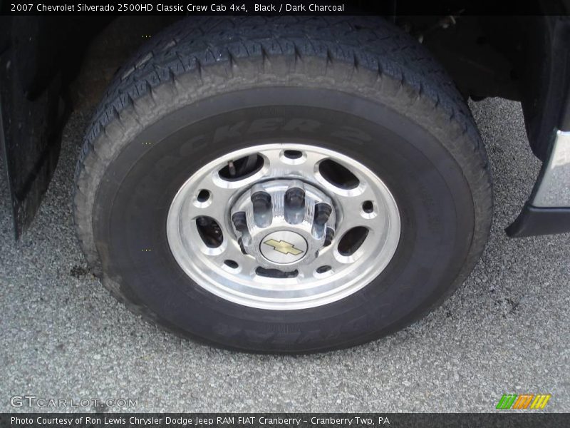 Black / Dark Charcoal 2007 Chevrolet Silverado 2500HD Classic Crew Cab 4x4