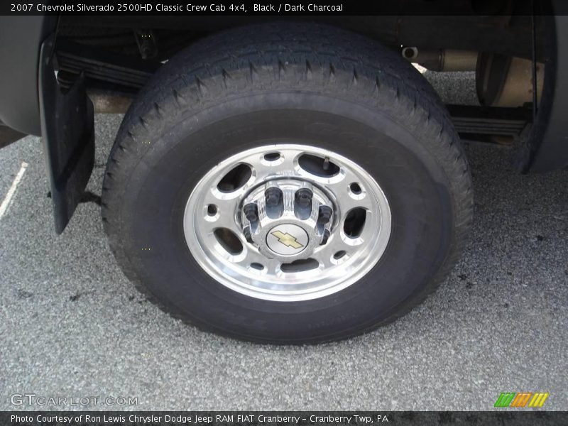 Black / Dark Charcoal 2007 Chevrolet Silverado 2500HD Classic Crew Cab 4x4