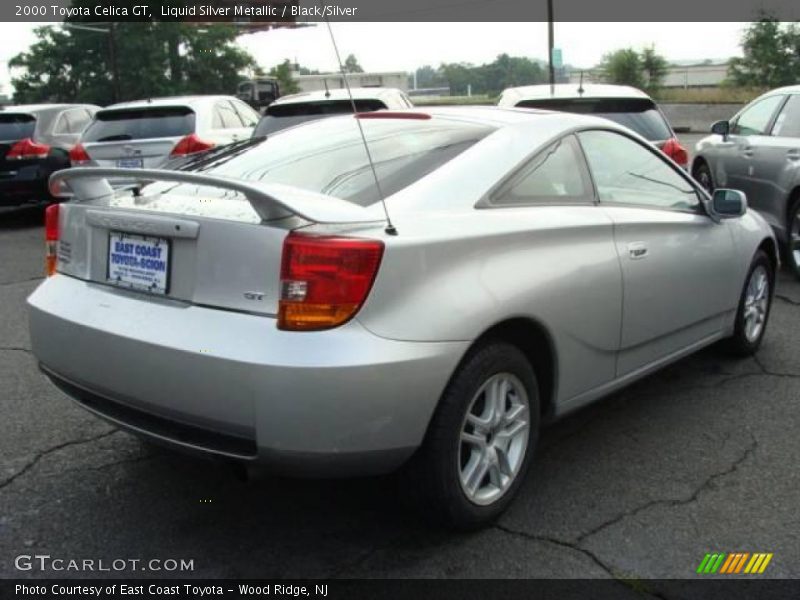 Liquid Silver Metallic / Black/Silver 2000 Toyota Celica GT