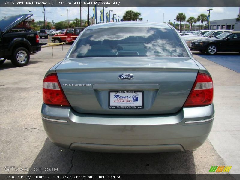 Titanium Green Metallic / Shale Grey 2006 Ford Five Hundred SE