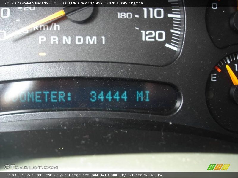 Black / Dark Charcoal 2007 Chevrolet Silverado 2500HD Classic Crew Cab 4x4