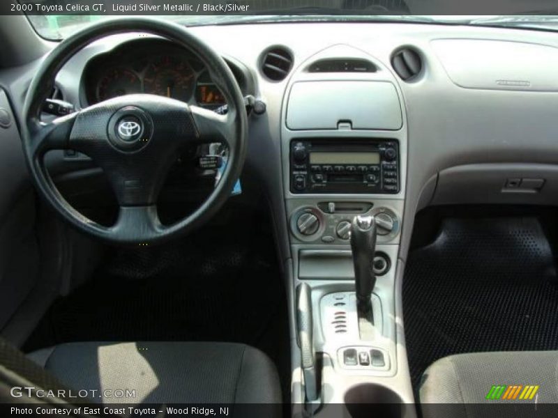 Liquid Silver Metallic / Black/Silver 2000 Toyota Celica GT