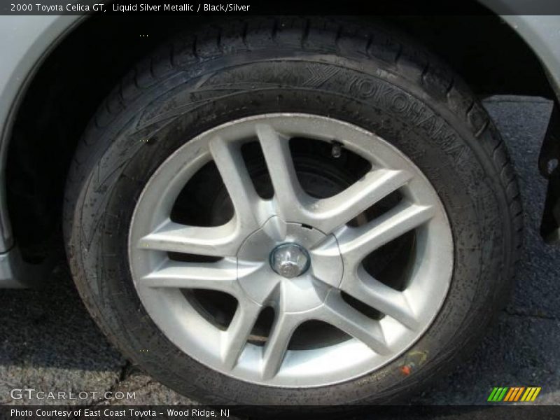 Liquid Silver Metallic / Black/Silver 2000 Toyota Celica GT