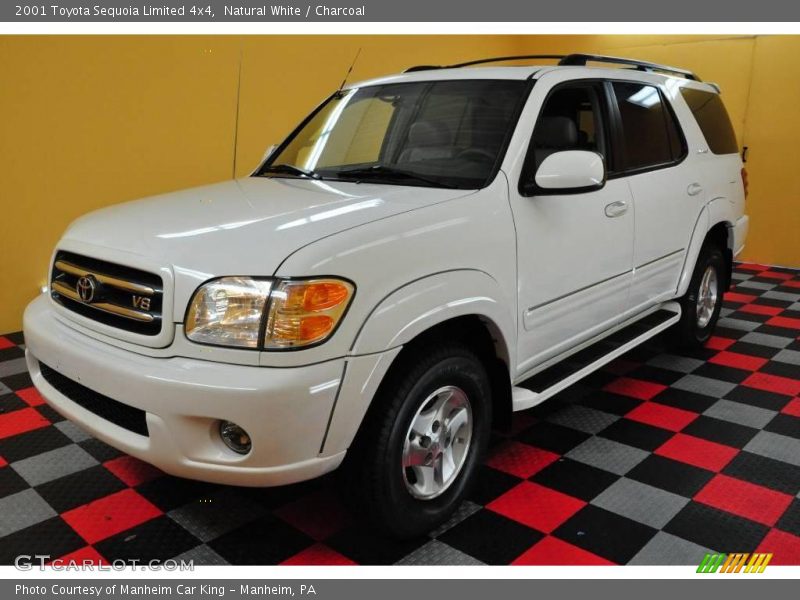 Natural White / Charcoal 2001 Toyota Sequoia Limited 4x4
