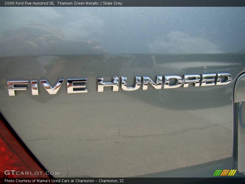 Titanium Green Metallic / Shale Grey 2006 Ford Five Hundred SE