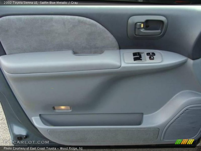 Sailfin Blue Metallic / Gray 2002 Toyota Sienna LE