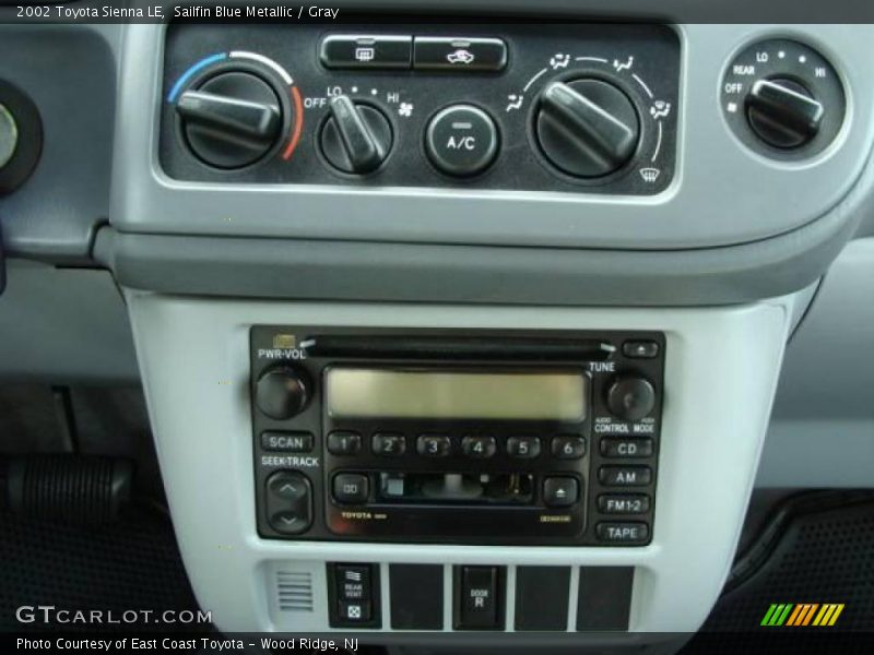 Sailfin Blue Metallic / Gray 2002 Toyota Sienna LE