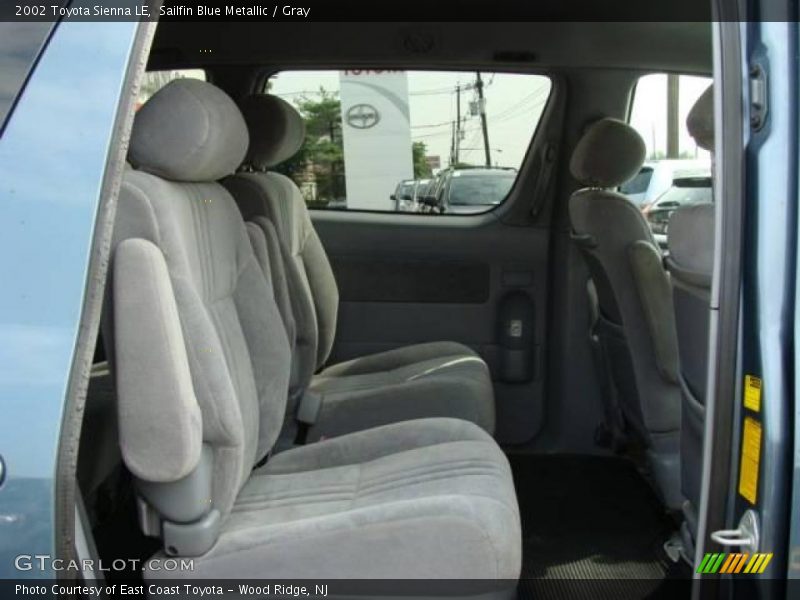 Sailfin Blue Metallic / Gray 2002 Toyota Sienna LE