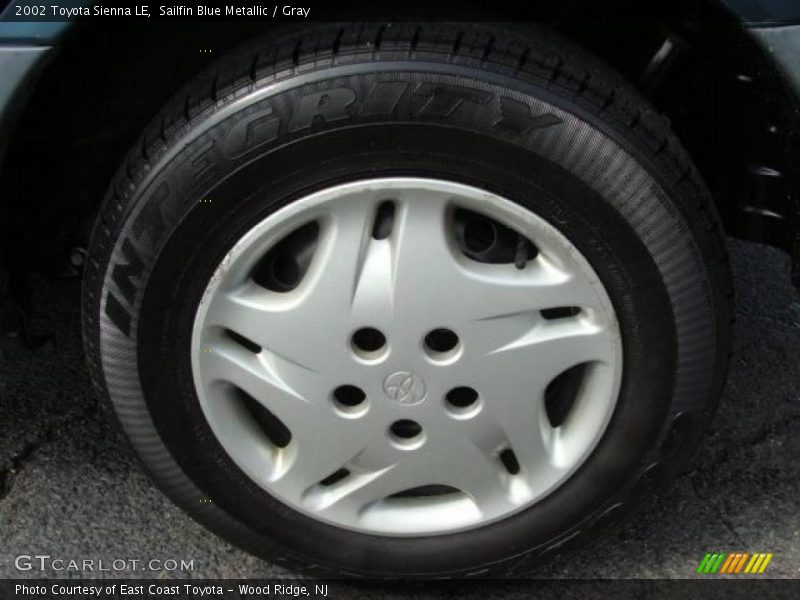 Sailfin Blue Metallic / Gray 2002 Toyota Sienna LE