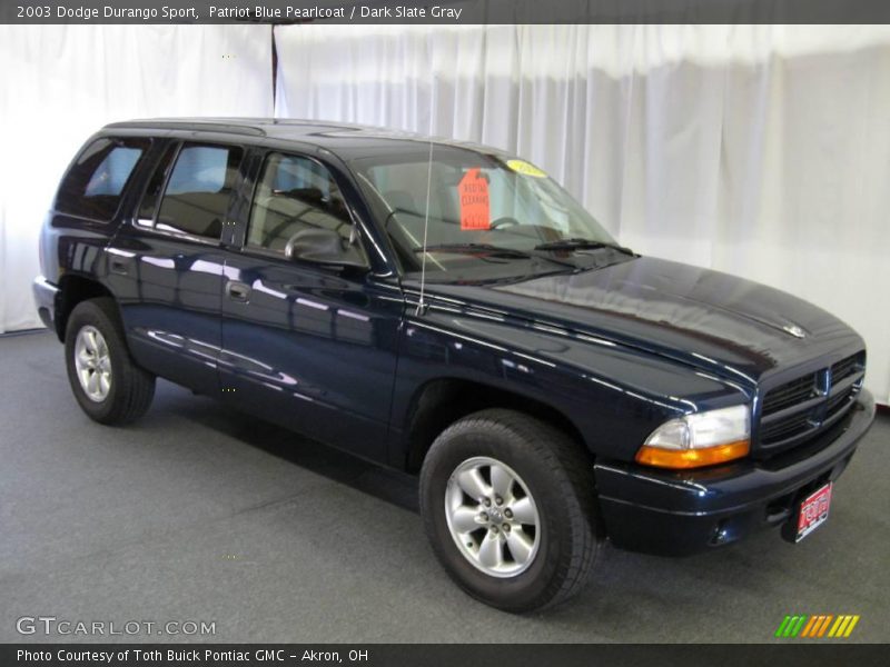 Patriot Blue Pearlcoat / Dark Slate Gray 2003 Dodge Durango Sport
