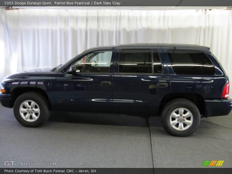 Patriot Blue Pearlcoat / Dark Slate Gray 2003 Dodge Durango Sport