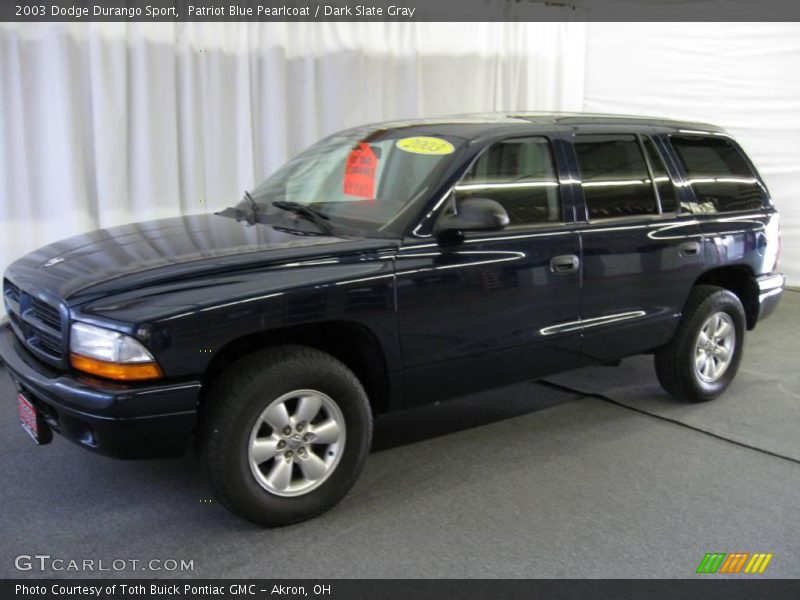 Patriot Blue Pearlcoat / Dark Slate Gray 2003 Dodge Durango Sport