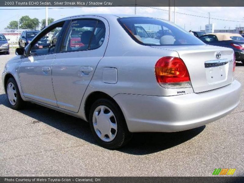 Silver Streak Mica / Shadow Gray 2003 Toyota ECHO Sedan