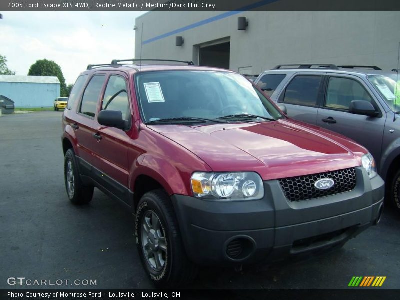Redfire Metallic / Medium/Dark Flint Grey 2005 Ford Escape XLS 4WD