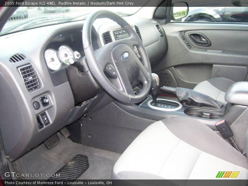 Redfire Metallic / Medium/Dark Flint Grey 2005 Ford Escape XLS 4WD