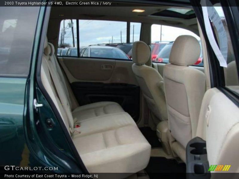 Electric Green Mica / Ivory 2003 Toyota Highlander V6 4WD