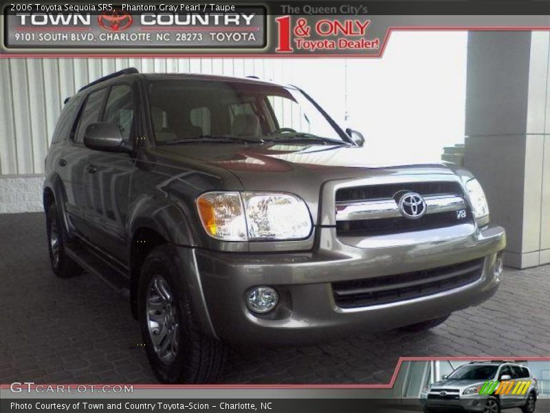 Phantom Gray Pearl / Taupe 2006 Toyota Sequoia SR5