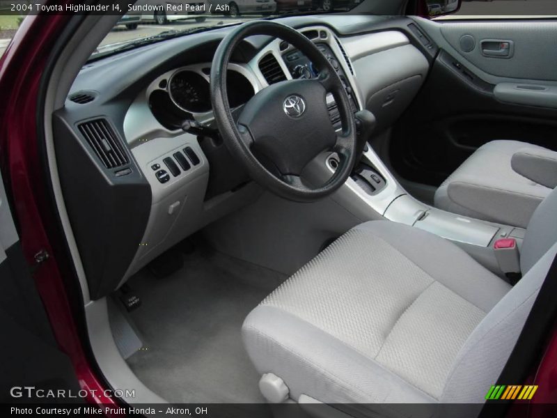 Sundown Red Pearl / Ash 2004 Toyota Highlander I4