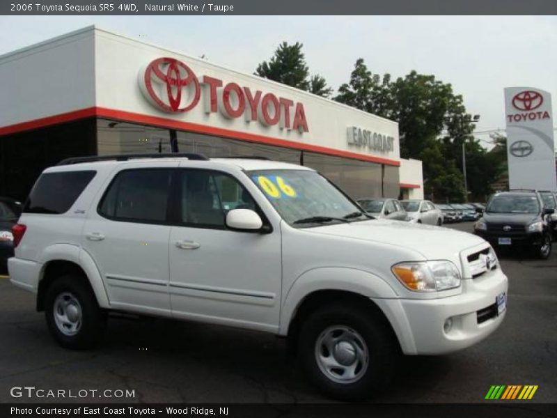 Natural White / Taupe 2006 Toyota Sequoia SR5 4WD