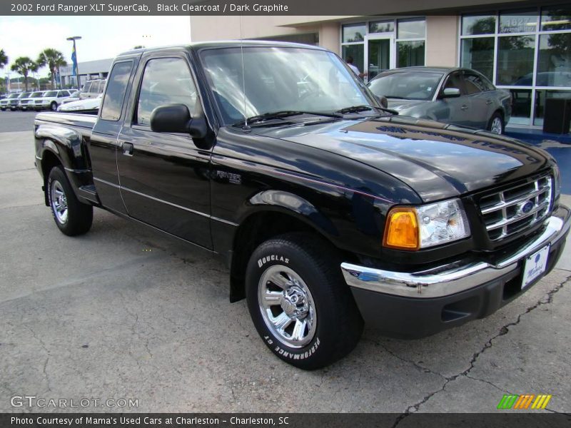 Black Clearcoat / Dark Graphite 2002 Ford Ranger XLT SuperCab