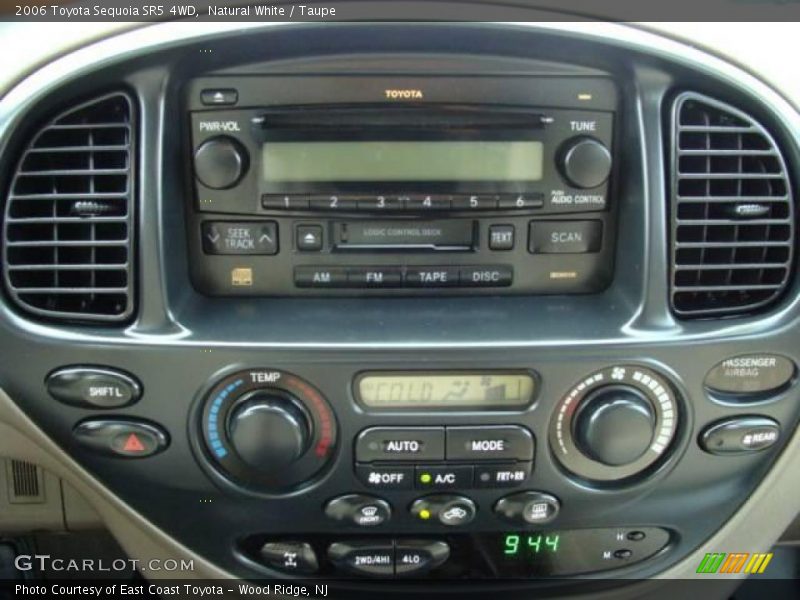 Natural White / Taupe 2006 Toyota Sequoia SR5 4WD