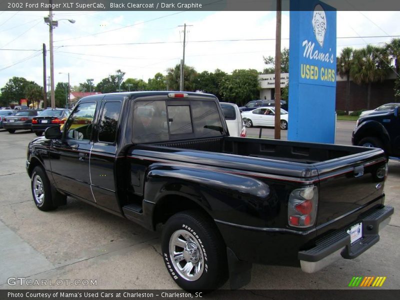 Black Clearcoat / Dark Graphite 2002 Ford Ranger XLT SuperCab