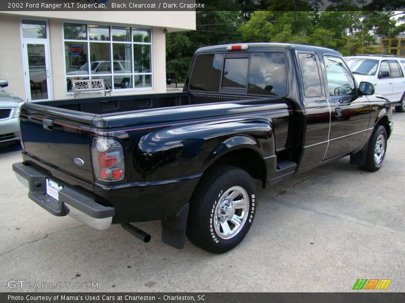 Black Clearcoat / Dark Graphite 2002 Ford Ranger XLT SuperCab