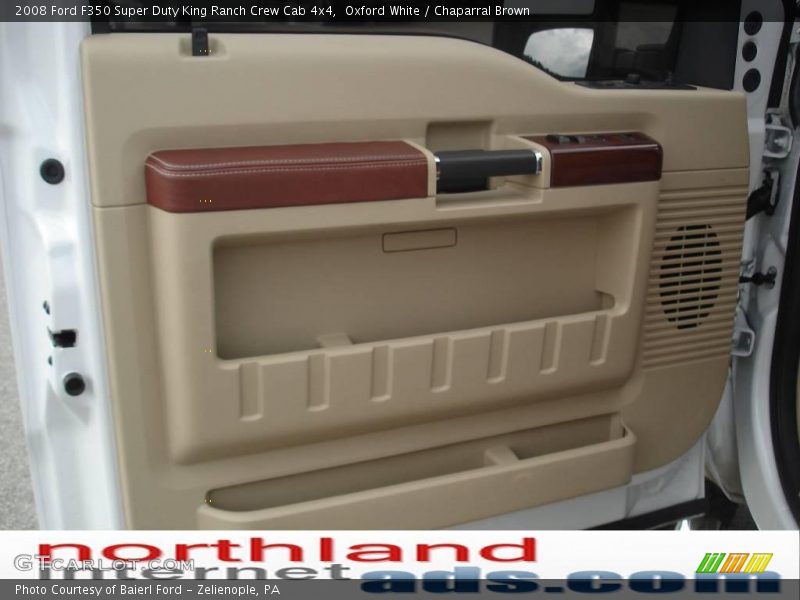 Oxford White / Chaparral Brown 2008 Ford F350 Super Duty King Ranch Crew Cab 4x4