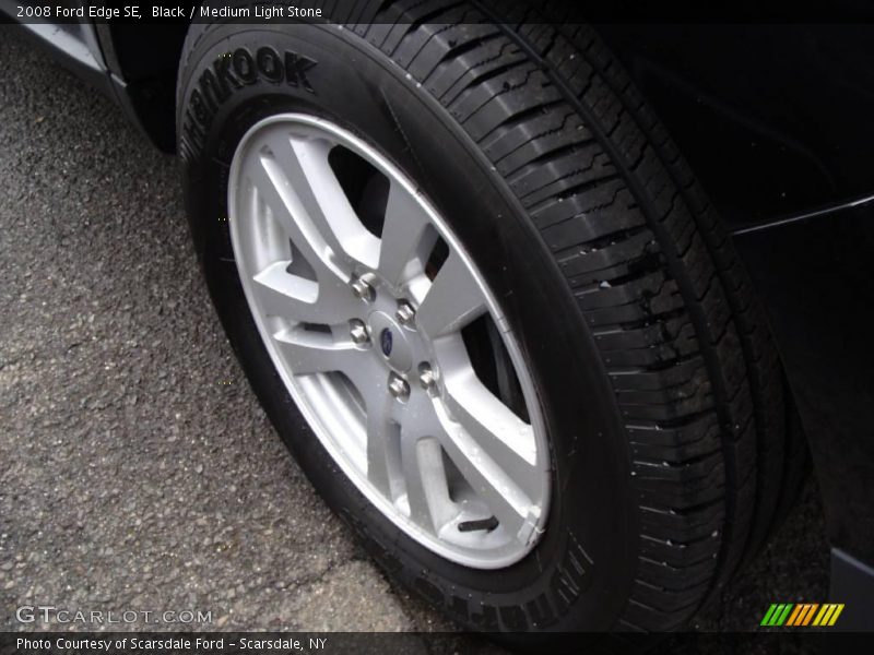 Black / Medium Light Stone 2008 Ford Edge SE