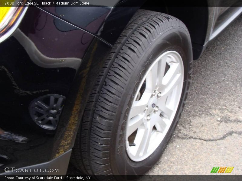 Black / Medium Light Stone 2008 Ford Edge SE