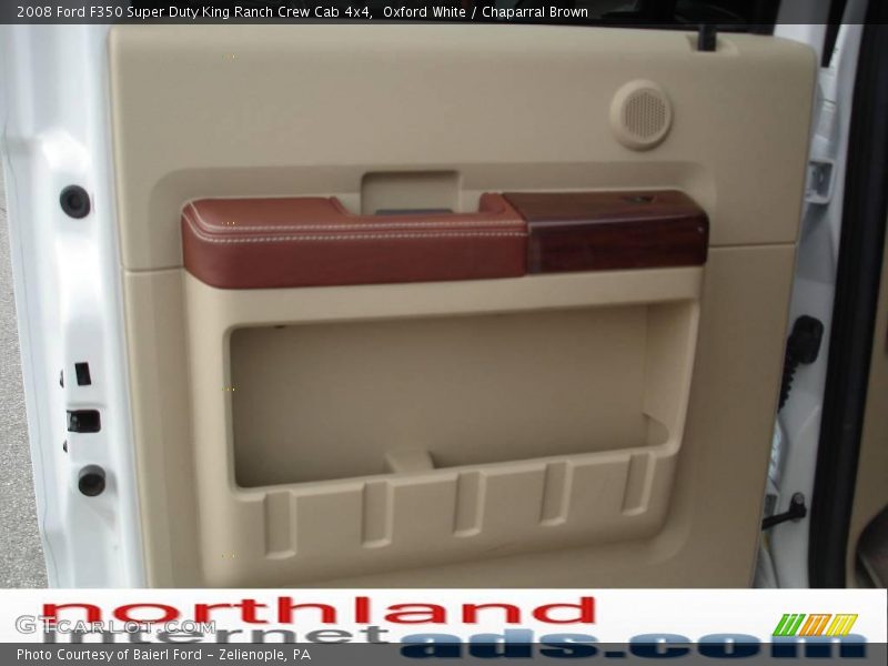 Oxford White / Chaparral Brown 2008 Ford F350 Super Duty King Ranch Crew Cab 4x4