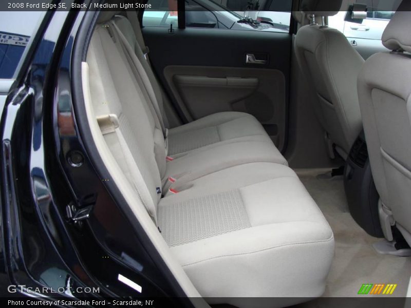 Black / Medium Light Stone 2008 Ford Edge SE