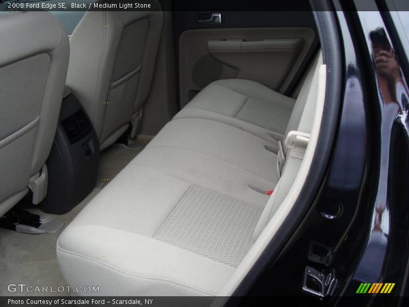 Black / Medium Light Stone 2008 Ford Edge SE