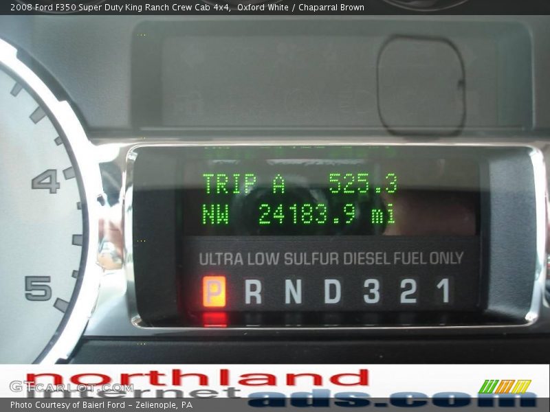 Oxford White / Chaparral Brown 2008 Ford F350 Super Duty King Ranch Crew Cab 4x4