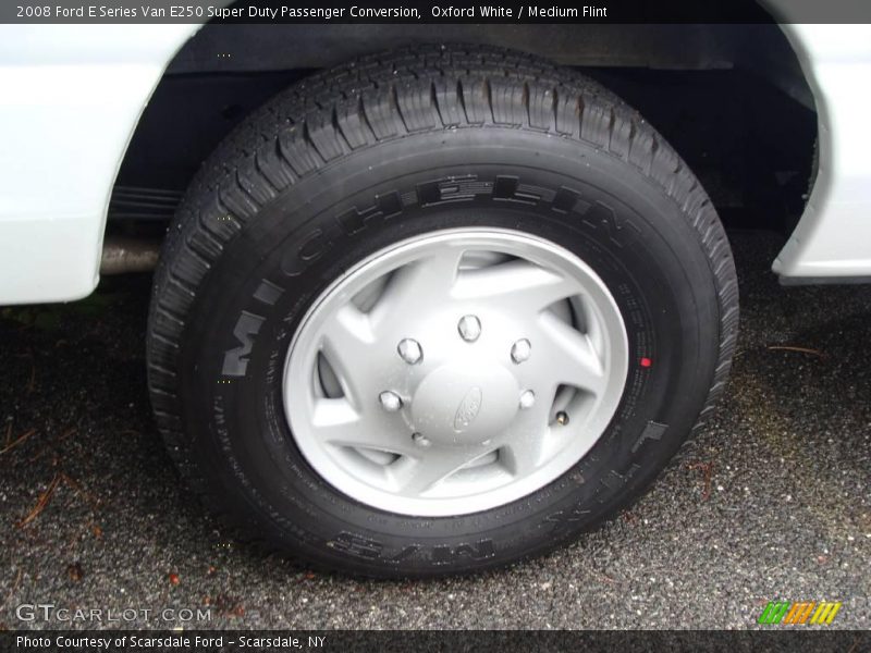 Oxford White / Medium Flint 2008 Ford E Series Van E250 Super Duty Passenger Conversion