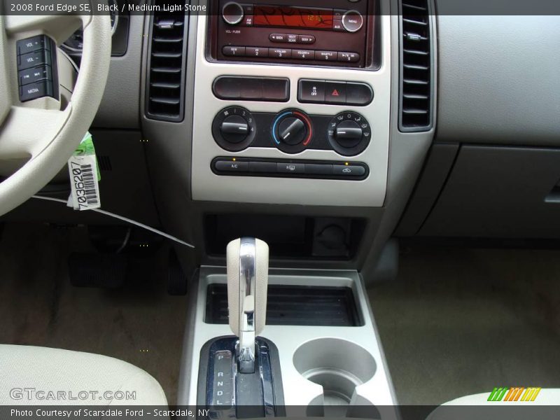 Black / Medium Light Stone 2008 Ford Edge SE