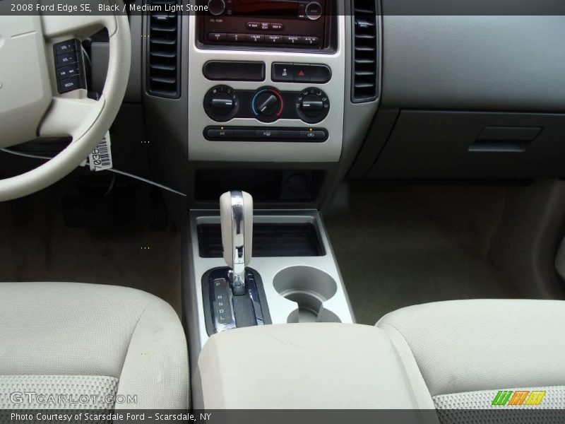 Black / Medium Light Stone 2008 Ford Edge SE