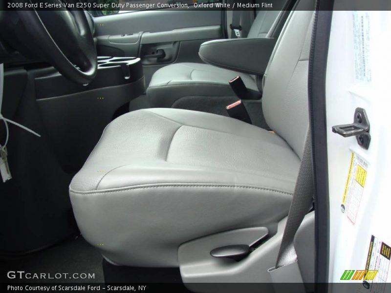 Oxford White / Medium Flint 2008 Ford E Series Van E250 Super Duty Passenger Conversion