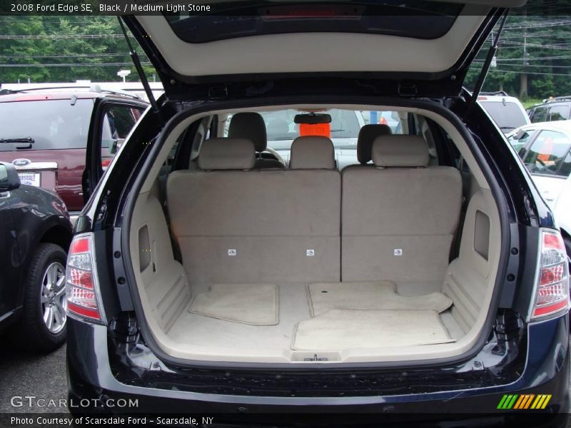 Black / Medium Light Stone 2008 Ford Edge SE