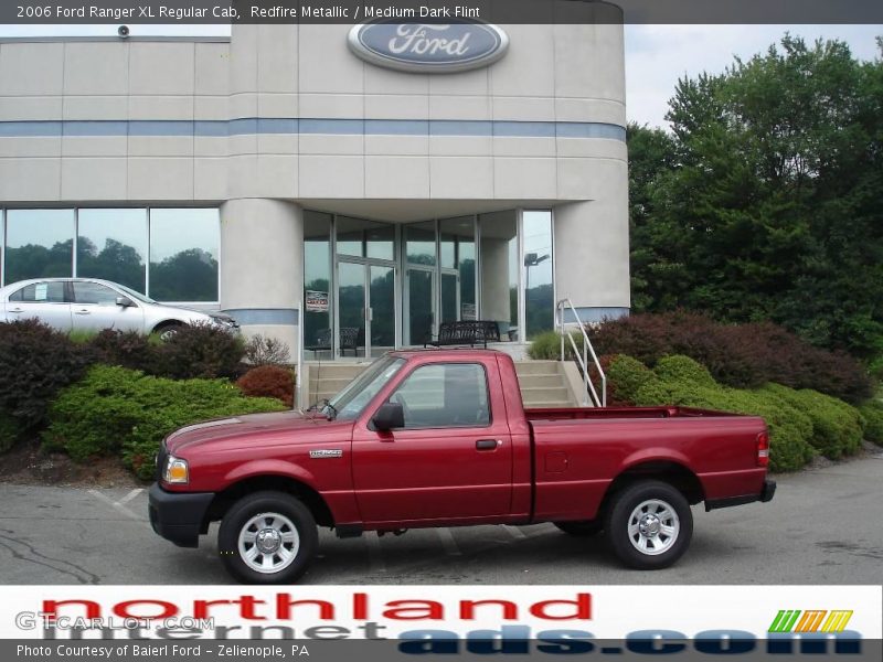 Redfire Metallic / Medium Dark Flint 2006 Ford Ranger XL Regular Cab