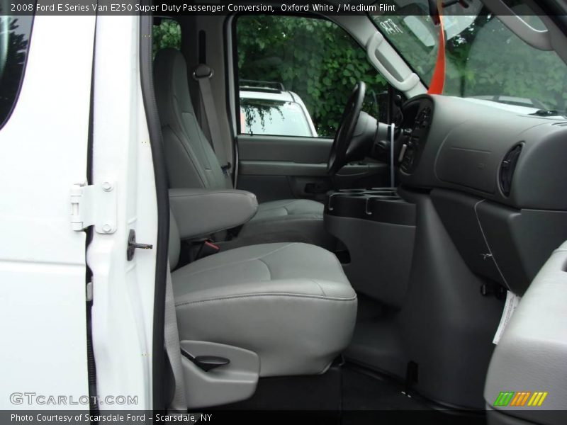 Oxford White / Medium Flint 2008 Ford E Series Van E250 Super Duty Passenger Conversion