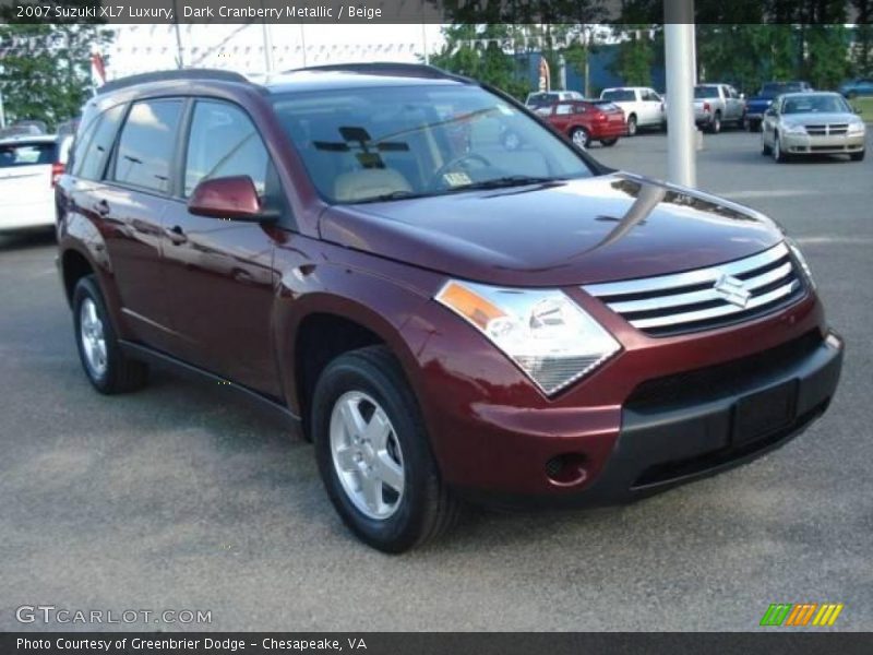 Dark Cranberry Metallic / Beige 2007 Suzuki XL7 Luxury