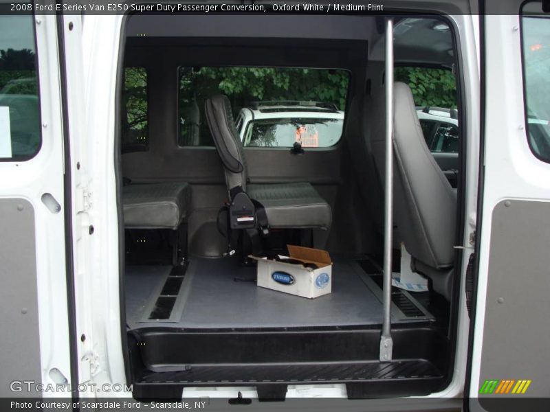 Oxford White / Medium Flint 2008 Ford E Series Van E250 Super Duty Passenger Conversion