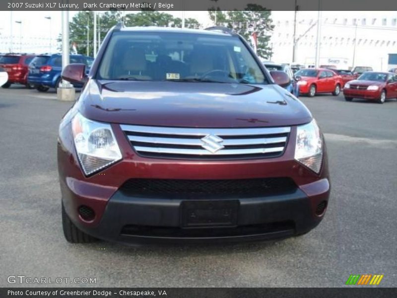 Dark Cranberry Metallic / Beige 2007 Suzuki XL7 Luxury