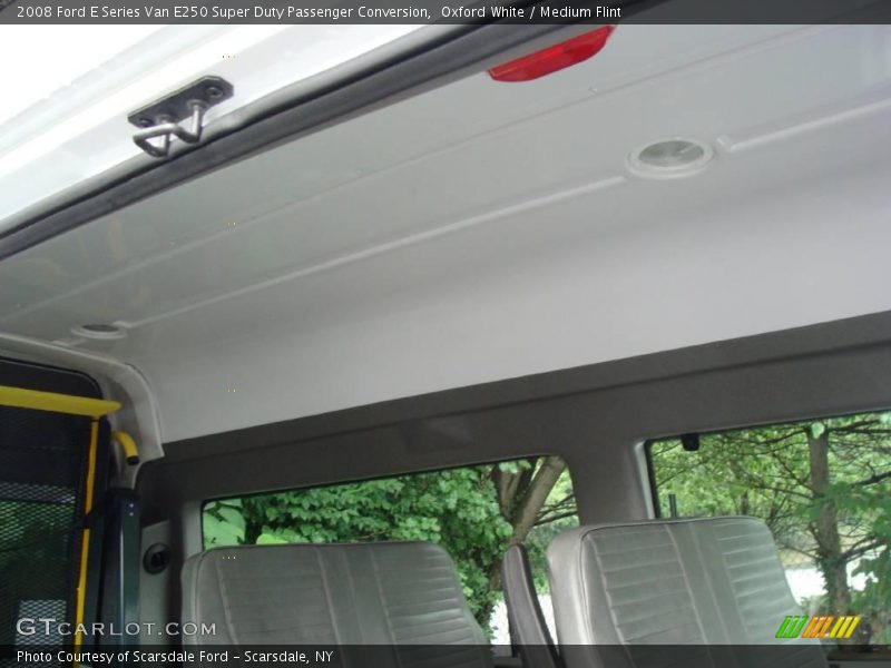 Oxford White / Medium Flint 2008 Ford E Series Van E250 Super Duty Passenger Conversion