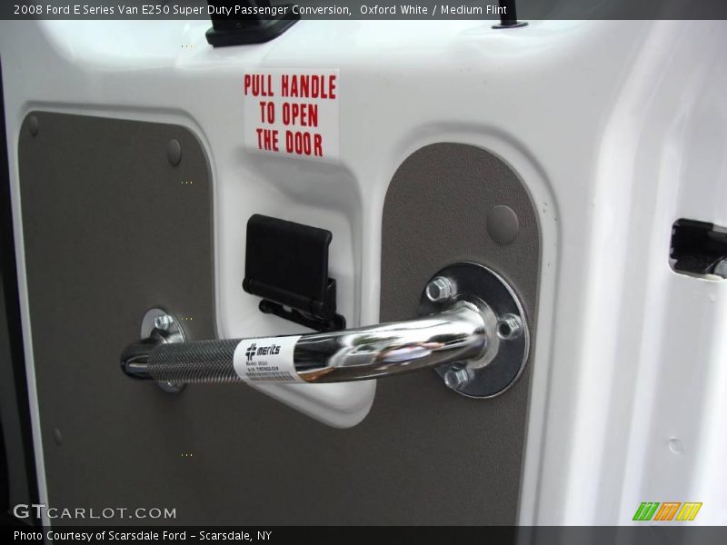 Oxford White / Medium Flint 2008 Ford E Series Van E250 Super Duty Passenger Conversion