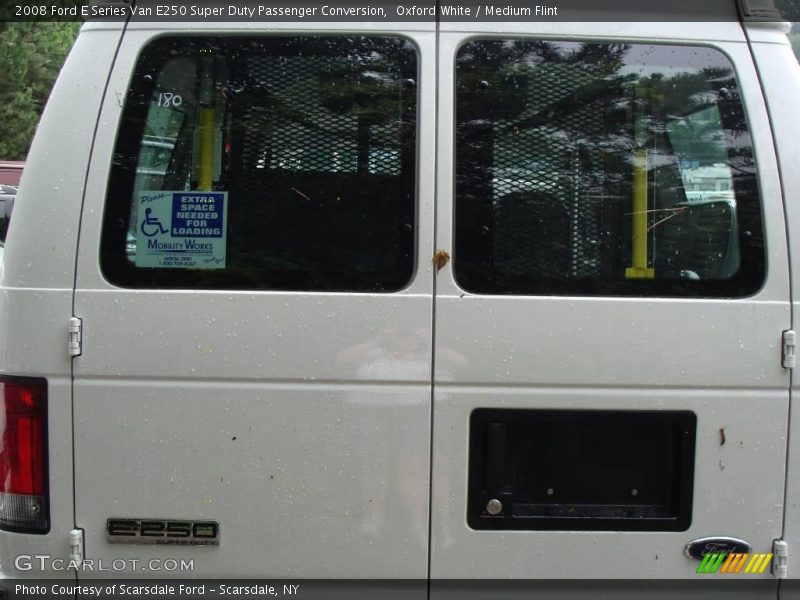 Oxford White / Medium Flint 2008 Ford E Series Van E250 Super Duty Passenger Conversion
