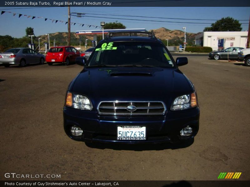 Regal Blue Pearl / Medium Gray 2005 Subaru Baja Turbo