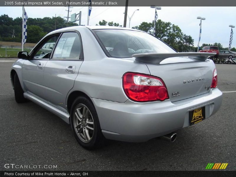 Platinum Silver Metallic / Black 2005 Subaru Impreza WRX Sedan